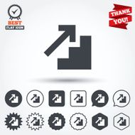 Upstairs icon Up arrow sign N2