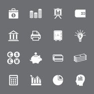 Finance and business icon set N39