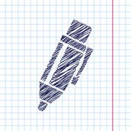 Vector school icon