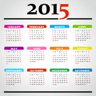 Vector calendar illustration