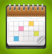 Vector calendar icon N2