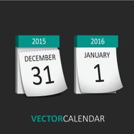 Tear-off Calendar - New Year