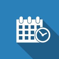 calendar &amp; clock icon