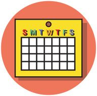 calendar hanging icon