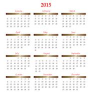 new years calendar