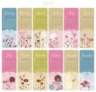 Floral Calendar for 2013