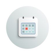 Modern calendar business concept