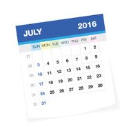 July 2016 Calendar N2