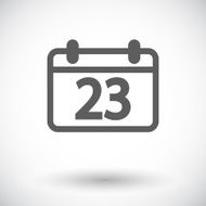 Calendar flat icon N4