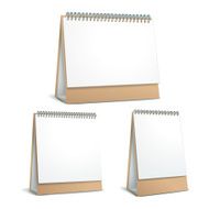 standing blank calendar set