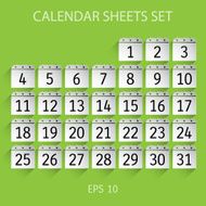 Flat Calendar Icon N3