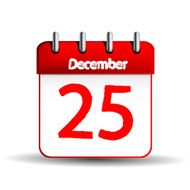 Christmas Day Calendar Icon