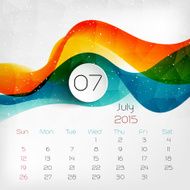 Calendar Vector illustration N7