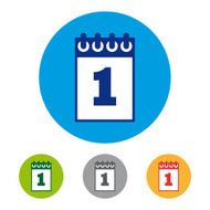 calendar icon vector N2
