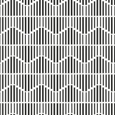 Geometric abstract seamless pattern with black line