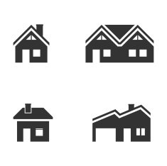 Building icons Vector EPS10