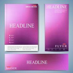 Modern multicolored template brochure magazine flyer booklet banner cover or N2