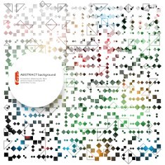 Abstract geometric template N2