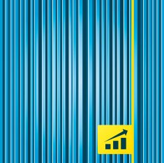 Chart with arrow sign Success diagram symbol