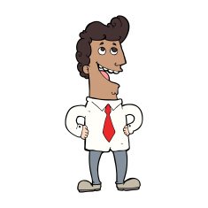 Cartoon Businessman N8