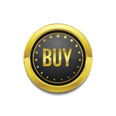 Buy Circular Vector Gold Web Icon Button