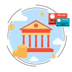 Money transaction currency exchange credit card online banking vector concept