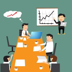 Business meeting business partners and discussion of d