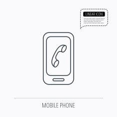 Smartphone icon Cellphone with touchscreen sign N2