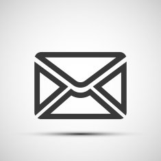 Vector mail envelope