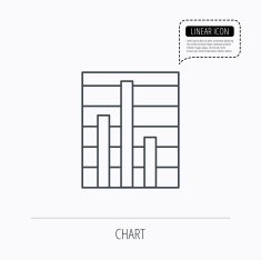 Chart icon Graph diagram sign N3