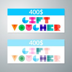 Vector illustration gift voucher template N13