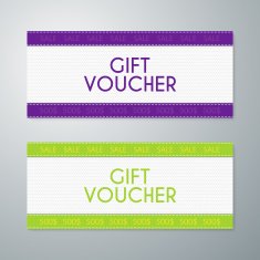 Vector illustration gift voucher template N14