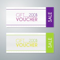 Vector illustration gift voucher template N15
