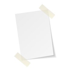 blank paper vector illustration