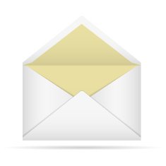 Opened envelope vector