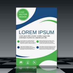 Booklet design vector template N3