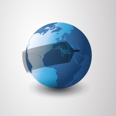 Traveling Around the World -- Earth Globe Concept Design