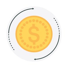 Money management theme flat style colorful vector icon for in N2