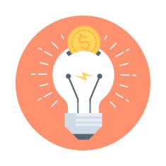 Funding flat style colorful vector icon for info graphics web