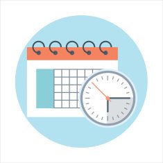 Events Calender flat Style colorful vector icon for info graph