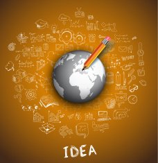 Idea Concept Layout for Brainstorming and Infographic N2