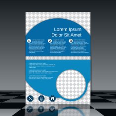 Flyer vector template N15