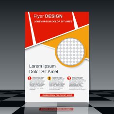 Brochure cover abstract design N27