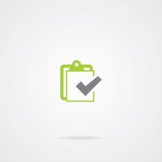 Clipboard with checklist icon N5