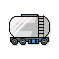 cargo truck doodle