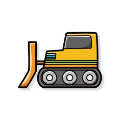 cargo truck doodle N5