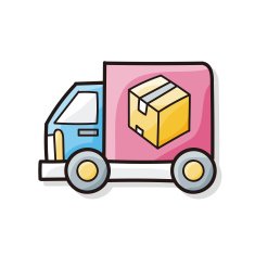 cargo truck doodle N6