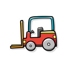 cargo truck doodle N7