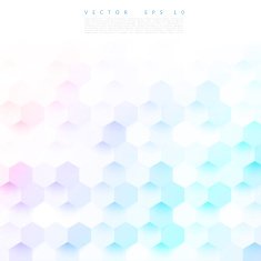 Vector abstract color 3d hexagonal N2