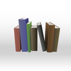 Set of different books